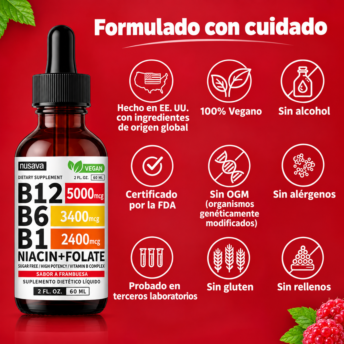 Vitamina B12 Nusava (Caja X2)