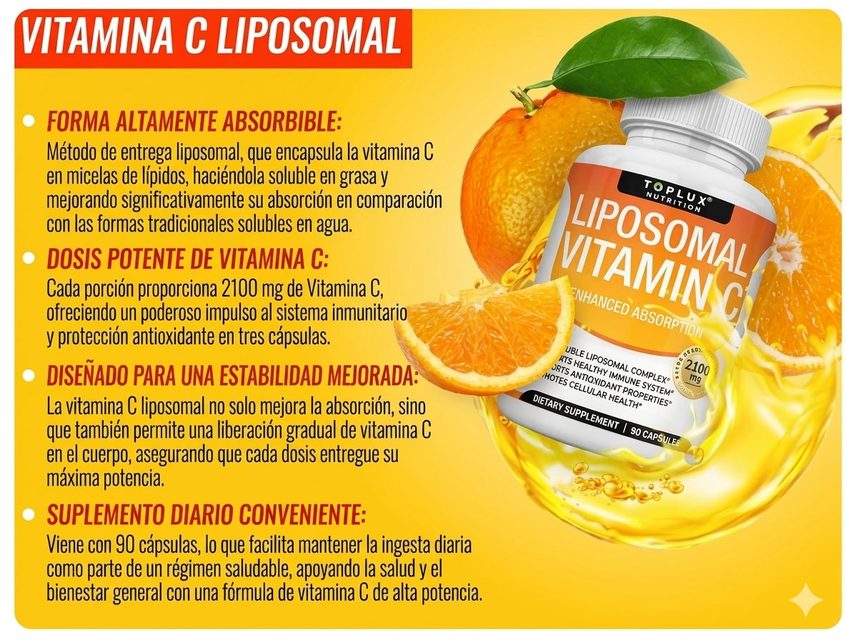 Vitamina C Liposomal (90 cap)