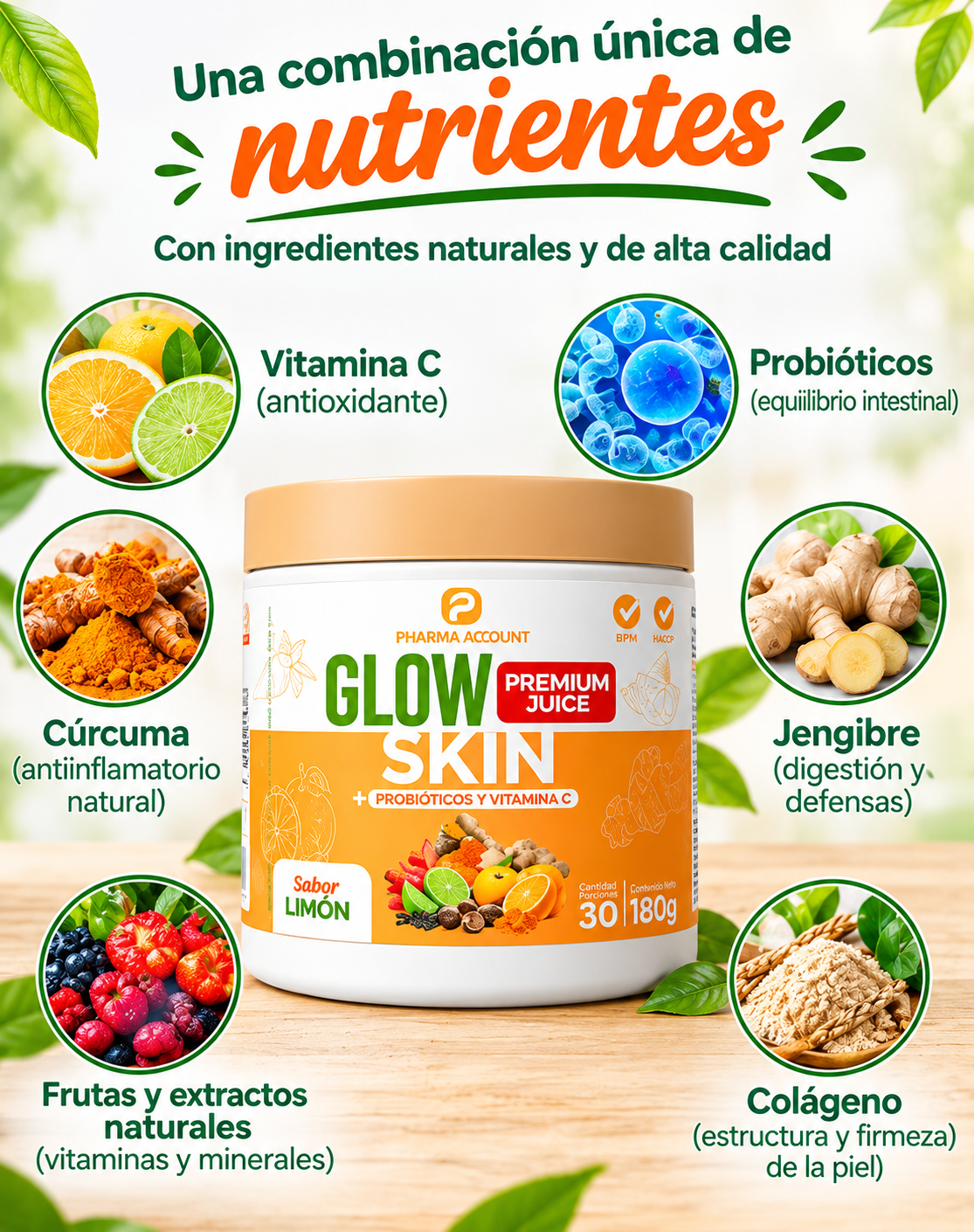Glow Skin X 180 Gr (Pharma Account)