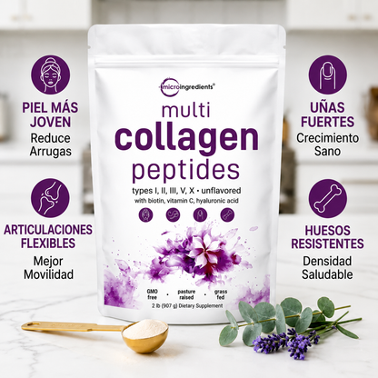 Multi Collagen Peptides Types - 907 G (2 Lb)
