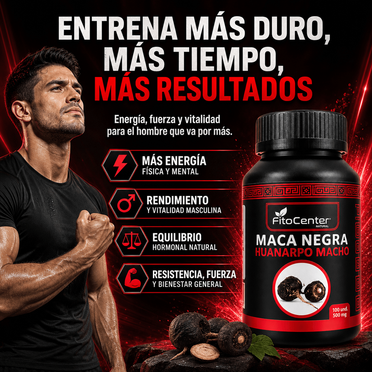 Maca Negra- Huanarpo Macho (FitoCenter)